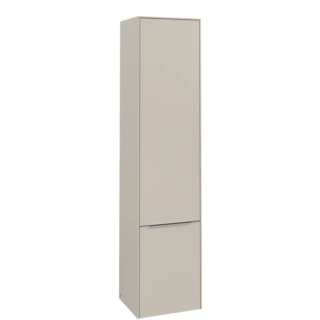 VILLEROY BOCH Subway 3.0 Vysoká skříň, 2 dveře, 400 x 1710 x 362 mm, Cashmere Grey / Cashmere Grey #C58600VN