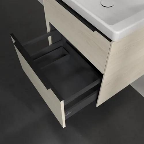 VILLEROY BOCH Subway 3.0 Vanity unit, 2 výsuvy, 572 x 576 x 478 mm, bílý dub #C57801AA, obrázek 6