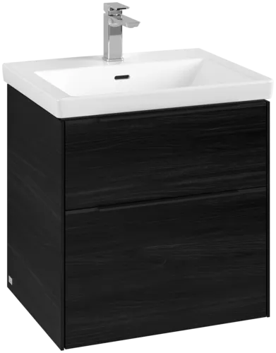 VILLEROY BOCH Subway 3.0 Vanity unit, 2 výsuvy, 572 x 576 x 478 mm, černý dub #C57801AB