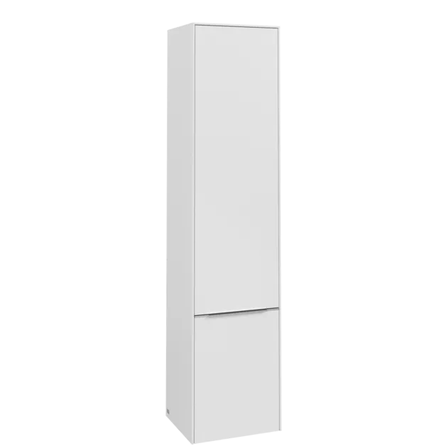 VILLEROY BOCH Vysoká skříňka Subway 3.0, 2 dveře, 400 x 1710 x 362 mm, čistě bílá / čistě bílá #C58600VF