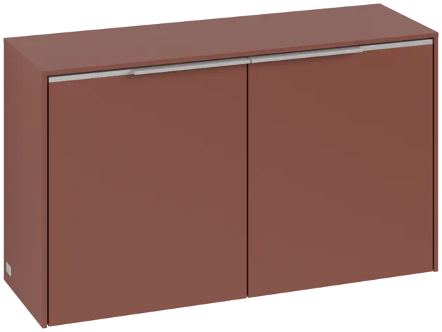VILLEROY BOCH Příborník Subway 3.0, 2 dveře, 728 x 423 x 256 mm, vínově červená #C60000AH