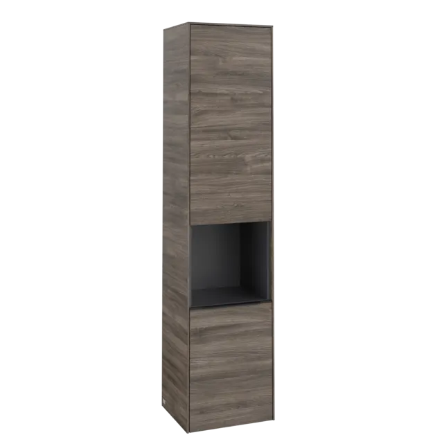VILLEROY BOCH Subway 3.0 Vysoká skříň, 2 dveře, 400 x 1710 x 362 mm, Kamenný dub / Kamenný dub #C58901RK