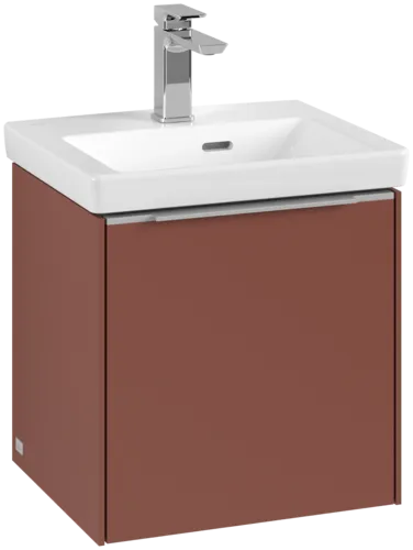 VILLEROY BOCH Subway 3.0 Vanity unit, 1 dveře, 423 x 429 x 378 mm, Vínově červená #C58200AH