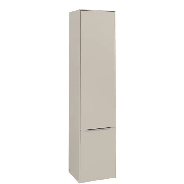 VILLEROY BOCH Subway 3.0 Vysoká skříň, 2 dveře, 400 x 1710 x 362 mm, Cashmere Grey / Cashmere Grey #C58700VN