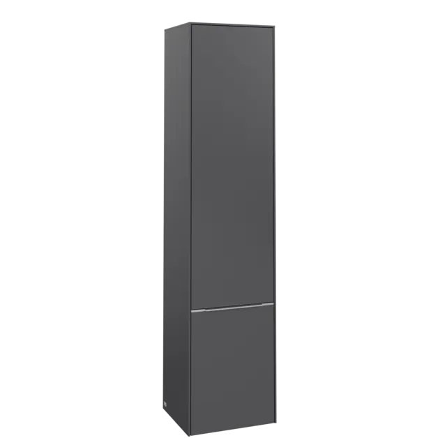 VILLEROY BOCH Subway 3.0 Vysoká skříň, 2 dveře, 400 x 1710 x 362 mm, Grafitová / Grafitová #C58700VR