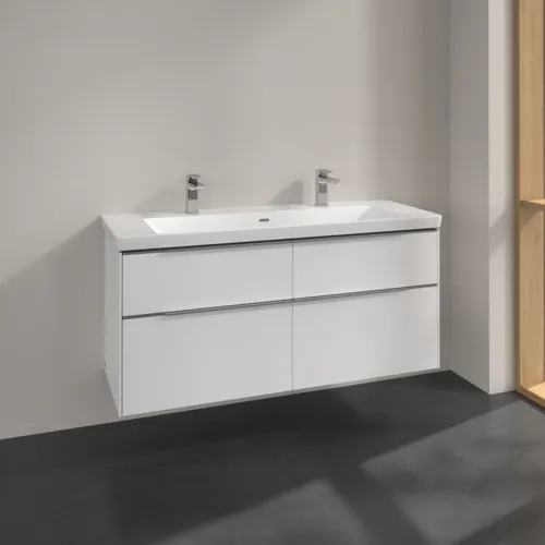 VILLEROY BOCH Subway 3.0 Vanity unit, 4 výsuvy, 1272 x 576 x 478 mm, Brilliant White #C60200VE, obrázek 2