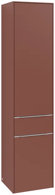 VILLEROY BOCH Spížní skříň Subway 3.0, 2 dveře, 1 zásuvka, 400 x 1710 x 362 mm, vínově červená #C59000AH