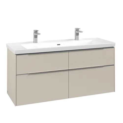 VILLEROY BOCH Subway 3.0 Vanity unit, 4 výsuvy, 1272 x 576 x 478 mm, Cashmere Grey #C60200VN