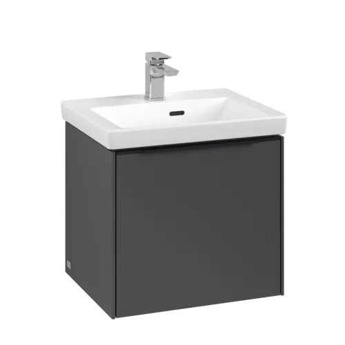 VILLEROY BOCH Subway 3.0 Vanity unit, 1 zásuvka, 473 x 429 x 408 mm, grafitová barva #C58001VR