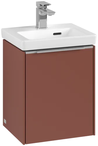VILLEROY BOCH Subway 3.0 Vanity unit, 1 dveře, 351 x 429 x 309 mm, Vínově červená #C58300AH