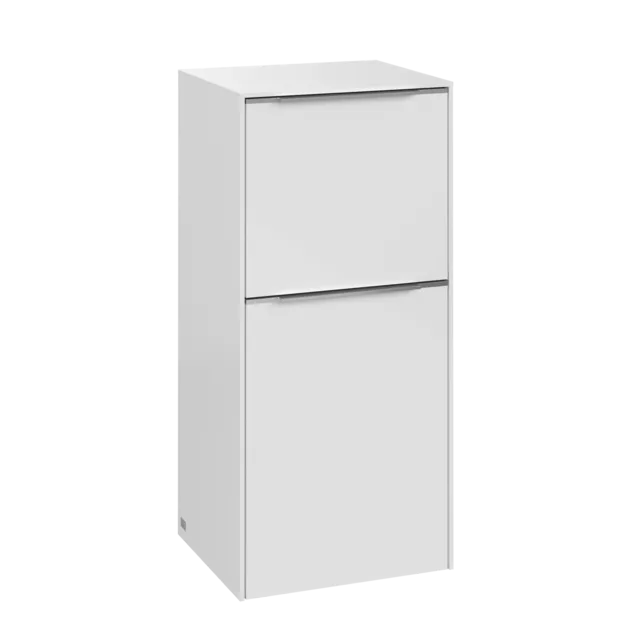 VILLEROY BOCH Boční skříňka Subway 3.0, 1 zásuvka, 1 dvířka, 400 x 860 x 362 mm, Brilliant White / Brilliant White #C59400VE