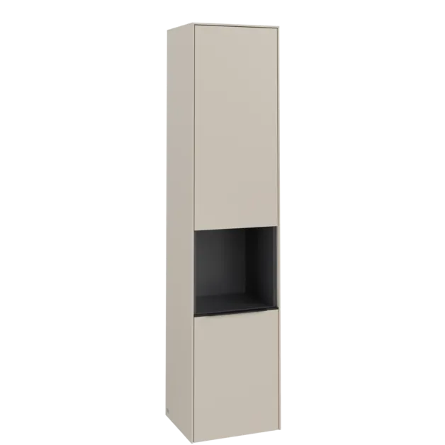 VILLEROY BOCH Subway 3.0 Vysoká skříň, 2 dveře, 400 x 1710 x 362 mm, Cashmere Grey / Cashmere Grey #C58901VN