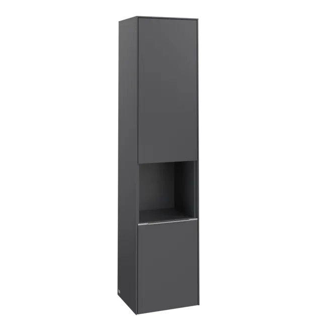 VILLEROY BOCH Subway 3.0 Vysoká skříň, 2 dveře, 400 x 1710 x 362 mm, Grafitová / Grafitová #C58800VR