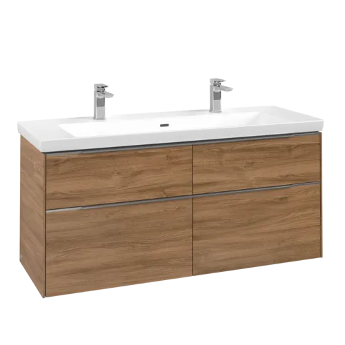 VILLEROY BOCH Subway 3.0 Vanity unit, 4 výsuvy, 1272 x 576 x 478 mm, dub Kansas #C60200RH