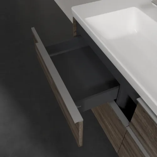 VILLEROY BOCH Subway 3.0 Vanity unit, 4 výsuvy, 1272 x 576 x 478 mm, Stone Oak #C60200RK, obrázek 7