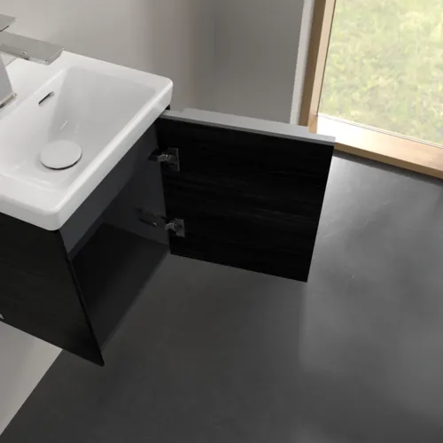 VILLEROY BOCH Subway 3.0 Vanity unit, 1 dveře, 351 x 429 x 309 mm, černý dub #C58400AB, obrázek 6