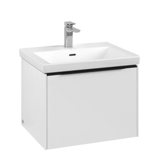 VILLEROY BOCH Subway 3.0 Vanity unit, s osvětlením, 1 zásuvka, 572 x 429 x 478 mm, čistě bílá #C577L1VF