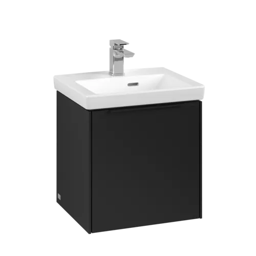 VILLEROY BOCH Subway 3.0 Vanity unit, 1 dveře, 423 x 429 x 378 mm, Volcano Black #C58101VL