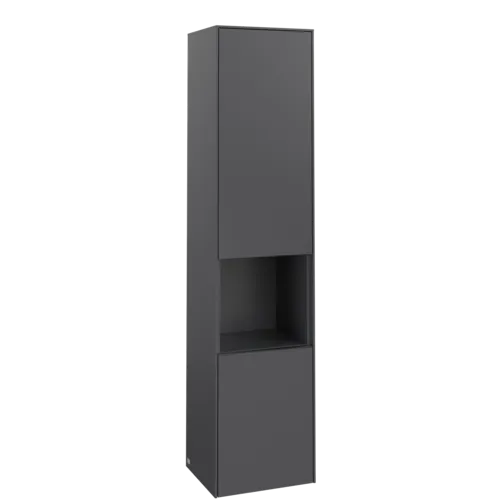 VILLEROY BOCH Subway 3.0 Vysoká skříň, 2 dveře, 400 x 1710 x 362 mm, Grafitová / Grafitová #C58802VR
