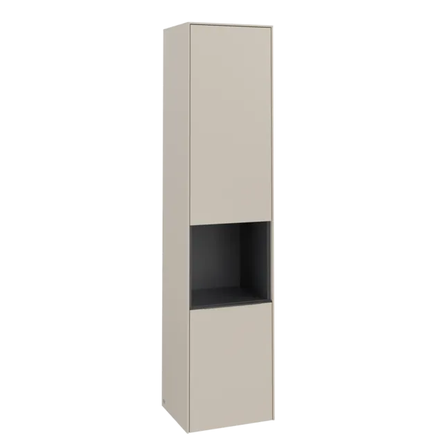 VILLEROY BOCH Subway 3.0 Vysoká skříň, 2 dveře, 400 x 1710 x 362 mm, Cashmere Grey / Cashmere Grey #C58802VN