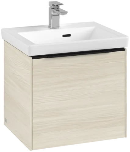 VILLEROY BOCH Subway 3.0 Vanity unit, s osvětlením, 1 zásuvka, 473 x 429 x 408 mm, bílý dub #C580L1AA