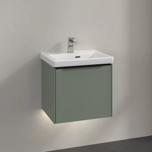 VILLEROY BOCH Subway 3.0 Vanity unit, s osvětlením, 1 zásuvka, 473 x 429 x 408 mm, Soft Green #C580L1AF, obrázek 2