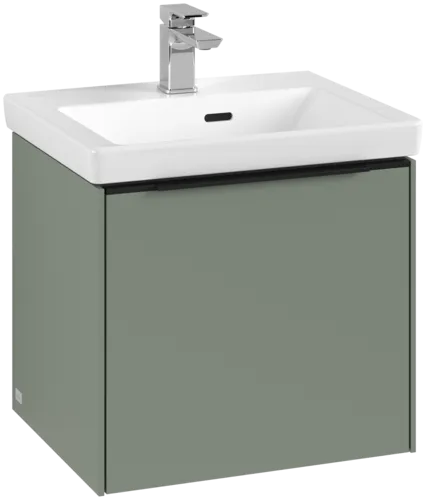 VILLEROY BOCH Subway 3.0 Vanity unit, s osvětlením, 1 zásuvka, 473 x 429 x 408 mm, Soft Green #C580L1AF