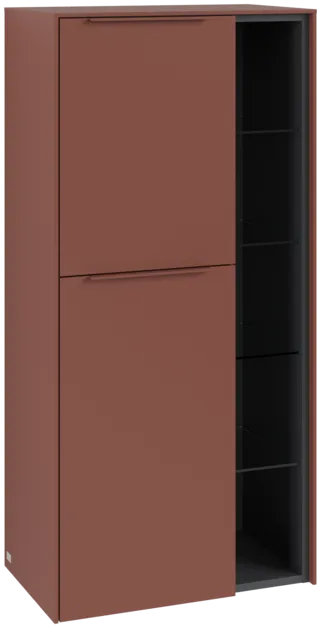 VILLEROY BOCH Středová skříňka Subway 3.0, 2 dveře, 574 x 1200 x 362 mm, vínově červená #C59802AH