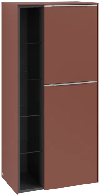 VILLEROY BOCH Středová skříňka Subway 3.0, 2 dveře, 574 x 1200 x 362 mm, vínově červená #C59900AH