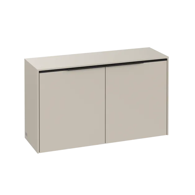 VILLEROY BOCH Příborník Subway 3.0, 2 dveře, 728 x 423 x 256 mm, kašmírově šedá / kašmírově šedá #C60001VN