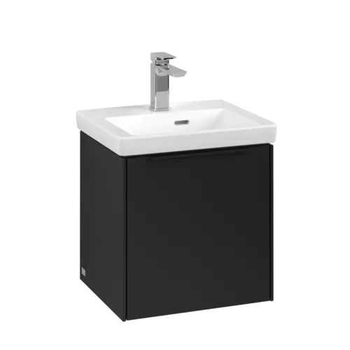 VILLEROY BOCH Subway 3.0 Vanity unit, 1 dveře, 423 x 429 x 378 mm, Volcano Black #C58201VL