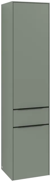 VILLEROY BOCH Subway 3.0 Vysoká skříň, 2 dveře, 1 zásuvka, 400 x 1710 x 362 mm, jemně zelená #C59101AF