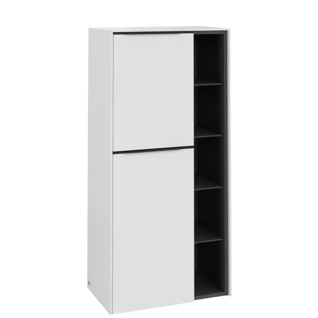 VILLEROY BOCH Středová skříňka Subway 3.0, 2 dveře, 574 x 1200 x 362 mm, čistě bílá / čistě bílá #C59801VF