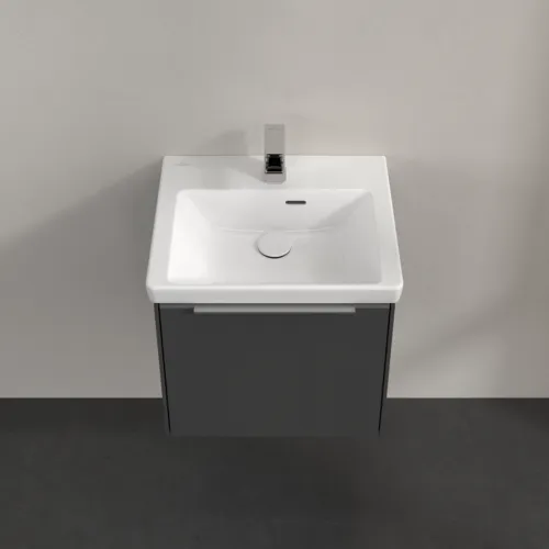 VILLEROY BOCH Subway 3.0 Vanity unit, s osvětlením, 1 zásuvka, 473 x 429 x 408 mm, grafitová barva #C580L0VR, obrázek 4