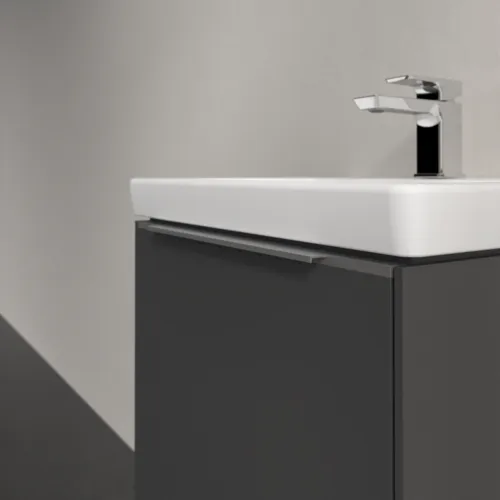 VILLEROY BOCH Subway 3.0 Vanity unit, s osvětlením, 1 zásuvka, 473 x 429 x 408 mm, grafitová barva #C580L0VR, obrázek 6