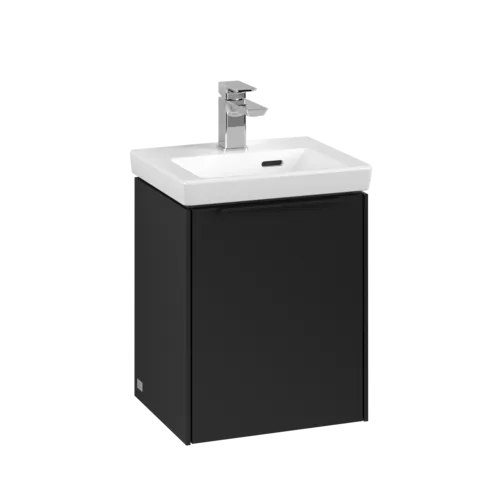 VILLEROY BOCH Subway 3.0 Vanity unit, 1 dveře, 351 x 429 x 309 mm, Volcano Black #C58301VL