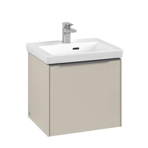 VILLEROY BOCH Subway 3.0 Vanity unit, s osvětlením, 1 zásuvka, 473 x 429 x 408 mm, Cashmere Grey #C580L0VN