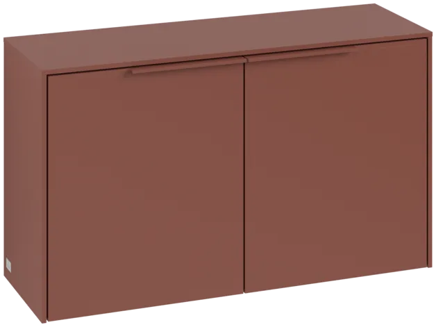 VILLEROY BOCH Příborník Subway 3.0, 2 dveře, 728 x 423 x 256 mm, vínově červená #C60002AH
