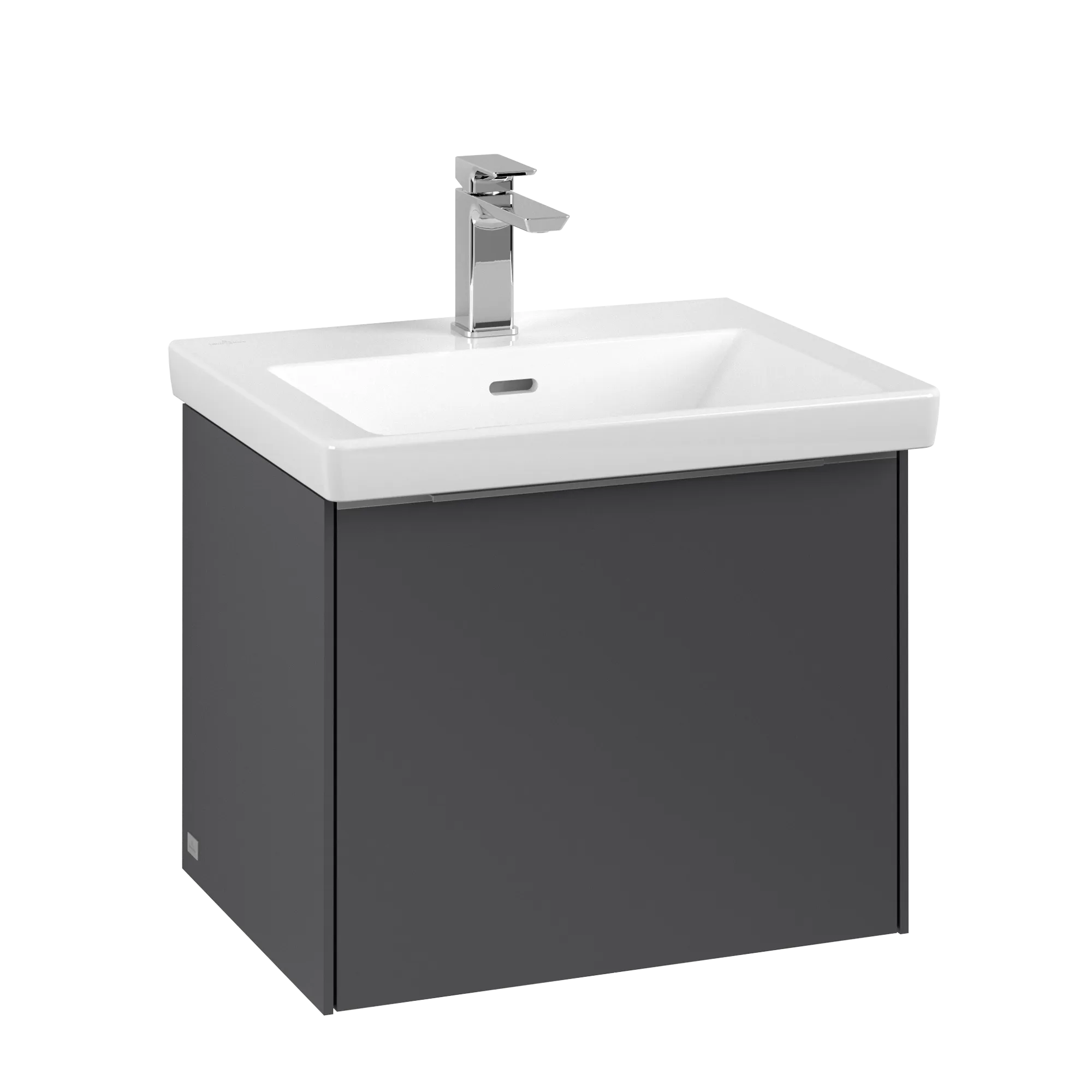 VILLEROY BOCH Subway 3.0 Vanity unit, 1 zásuvka, 523 x 429 x 448 mm, grafitová barva #C57900VR
