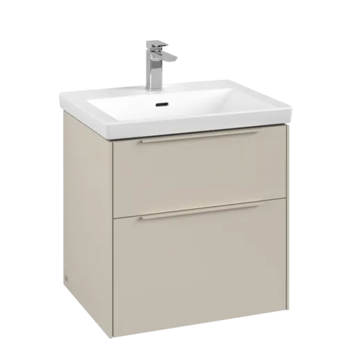 VILLEROY BOCH Subway 3.0 Vanity unit, 2 výsuvy, 572 x 576 x 478 mm, Cashmere Grey #C57802VN