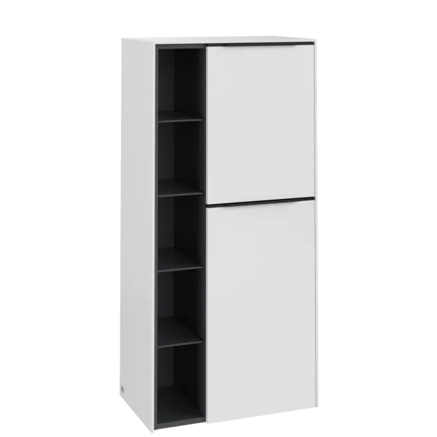 VILLEROY BOCH Středová skříňka Subway 3.0, 2 dveře, 574 x 1200 x 362 mm, čistě bílá / čistě bílá #C59901VF