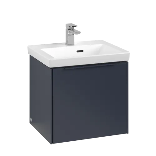 VILLEROY BOCH Subway 3.0 Vanity unit, s osvětlením, 1 zásuvka, 473 x 429 x 408 mm, Marine Blue #C580L2VQ