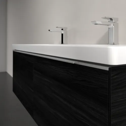VILLEROY BOCH Subway 3.0 Vanity unit, 2 výsuvy, 1272 x 429 x 478 mm, černý dub #C60100AB, obrázek 5