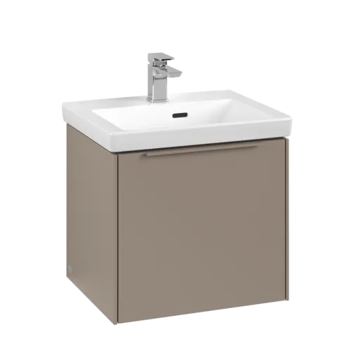 VILLEROY BOCH Subway 3.0 Vanity unit, s osvětlením, 1 zásuvka, 473 x 429 x 408 mm, taupe #C580L2VM