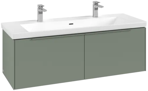 VILLEROY BOCH Subway 3.0 Vanity unit, 2 výsuvy, 1272 x 429 x 478 mm, Soft Green #C60102AF