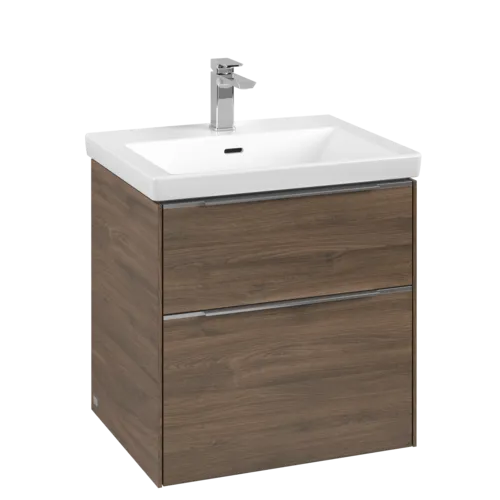VILLEROY BOCH Subway 3.0 Vanity unit, 2 výsuvy, 572 x 576 x 478 mm, Arizona Oak #C57800VH