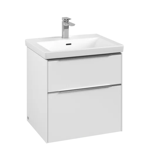 VILLEROY BOCH Subway 3.0 Vanity unit, 2 výsuvy, 572 x 576 x 478 mm, čistě bílá #C57800VF