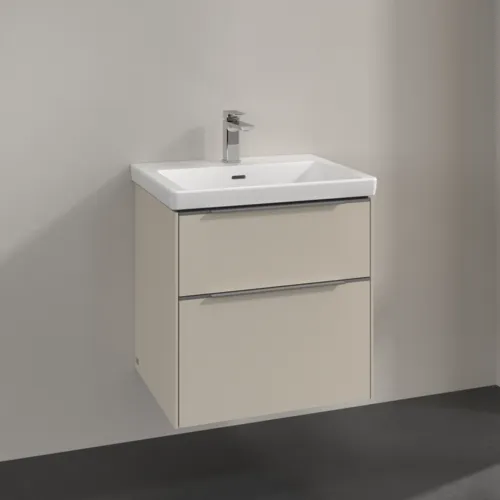 VILLEROY BOCH Subway 3.0 Vanity unit, 2 výsuvy, 572 x 576 x 478 mm, Cashmere Grey #C57800VN, obrázek 2