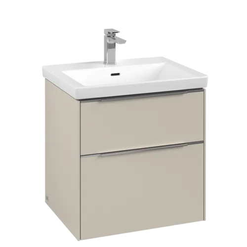 VILLEROY BOCH Subway 3.0 Vanity unit, 2 výsuvy, 572 x 576 x 478 mm, Cashmere Grey #C57800VN