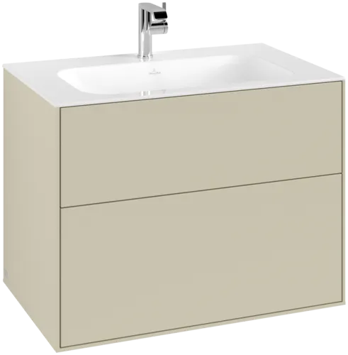 VILLEROY BOCH Toaletní skříňka Finion, 2 zásuvky, 796 x 591 x 498 mm, hedvábně šedý matný lak #F01000HJ